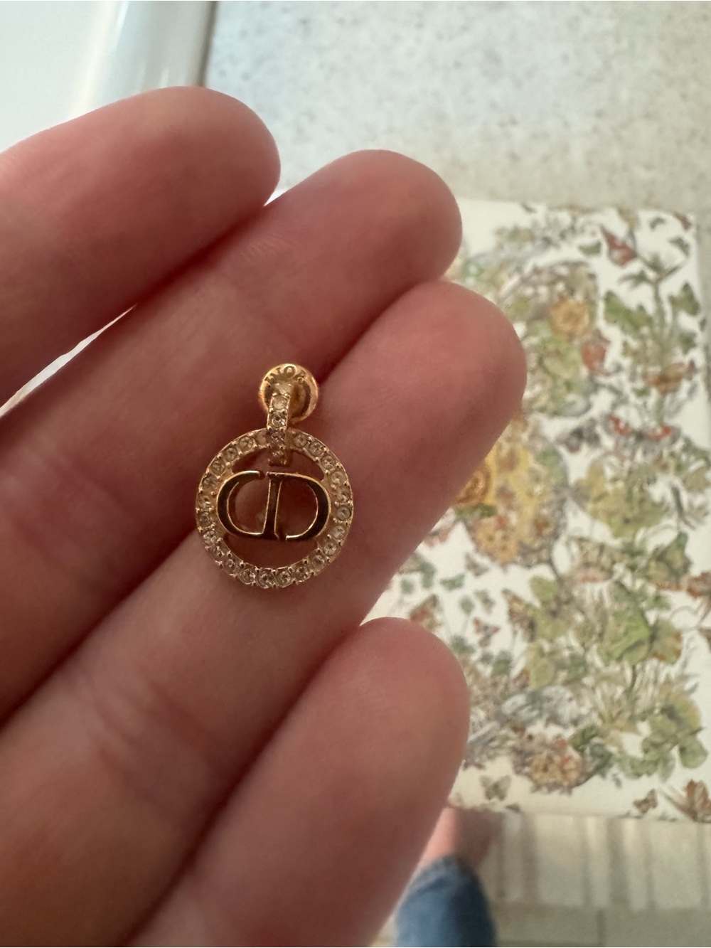 DIOR CD EARRINGS - Picture 2 of 5